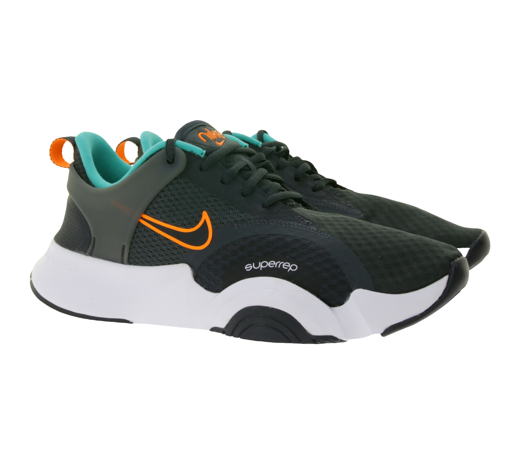 NIKE SuperRep Go 2 Herren Sneaker mit dicker Dämpfungsschicht Trainings-Schuhe CZ0604 083 Grau von NIKE