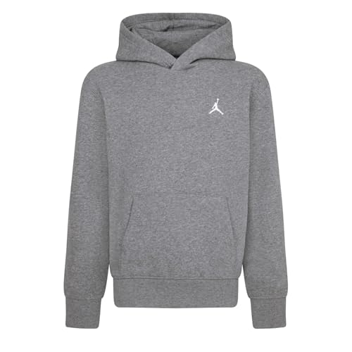 Nike Jordan Jungen Sweatshirt mit Kapuze MJ Brooklyn Grau Code 95D392-GEH, grau, 12-13 Jahre von NIKE