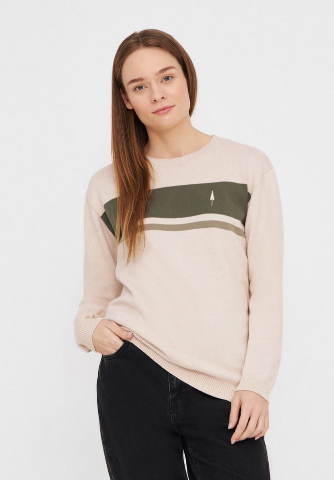 NIKIN Strickpullover TreePullover Knitted Stripes Leichter Crewneck Strickpullover von NIKIN