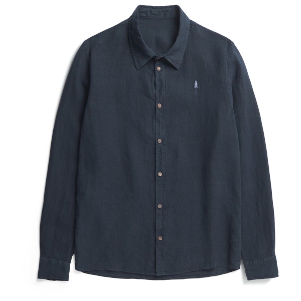 NIKIN - TreePlanter Shirt Linen - Hemd Gr S blau von NIKIN