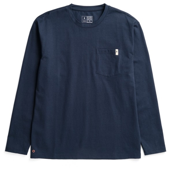NIKIN - TreeShirt Mono Longsleeve Pocket Relaxed - Longsleeve Gr XL blau von NIKIN