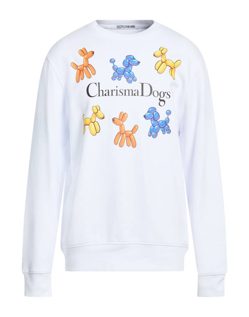 NIL+MON Sweatshirt Herren Weiß von NIL+MON