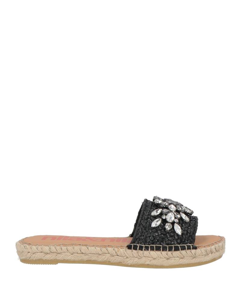 NILA & NILA Espadrilles Damen Schwarz von NILA & NILA