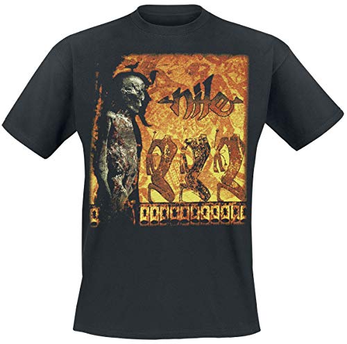 NILE Catacombs Männer T-Shirt schwarz L, 100% Baumwolle, Band-Merch, Bands von NILE