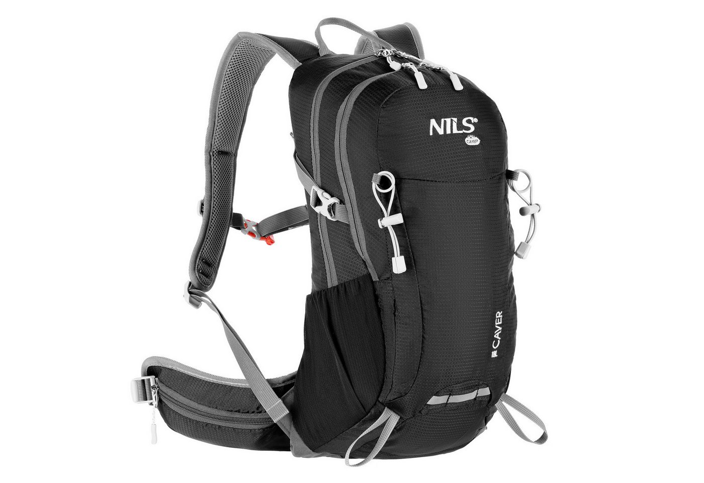 NILS CAMP Wanderrucksack Outdoorrucksack Travelrucksack Rucksack CAVER 18L, leicht und strapazierfähig + Regenschutz von NILS CAMP