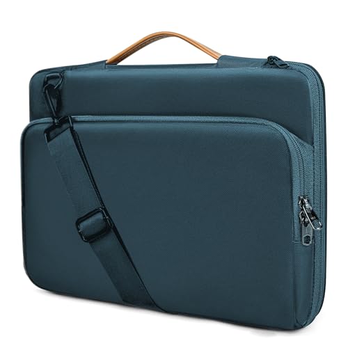 NIMOSA 15.6 Zoll Laptoptasche mit Full-Air Cushion Schutz, Wasserdichte Laptop Arbeitstasche, mit Schulterriemen Aktentasche Herren,Metallschließen YKK-Reißverschluss,Kompatibel mit MacBook-Blau. NIMOSA 15.6 Zoll Laptoptasche mit Full-Air Cushion Schutz, Wasserdichte Laptop Arbeitstasche, mit Schulterriemen Aktentasche Herren,Metallschließen YKK-Reißverschluss,Kompatibel mit MacBook-Blau. von NIMOSA