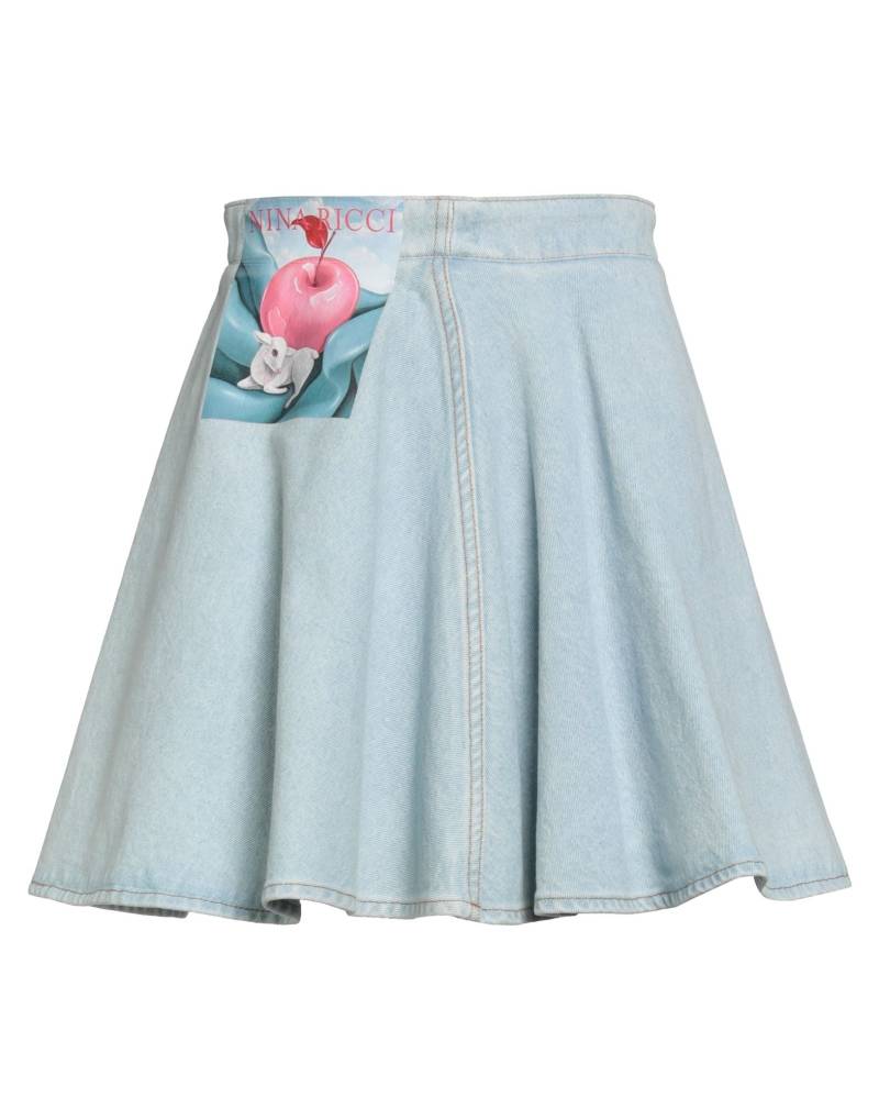 NINA RICCI Jeansrock Damen Blau von NINA RICCI