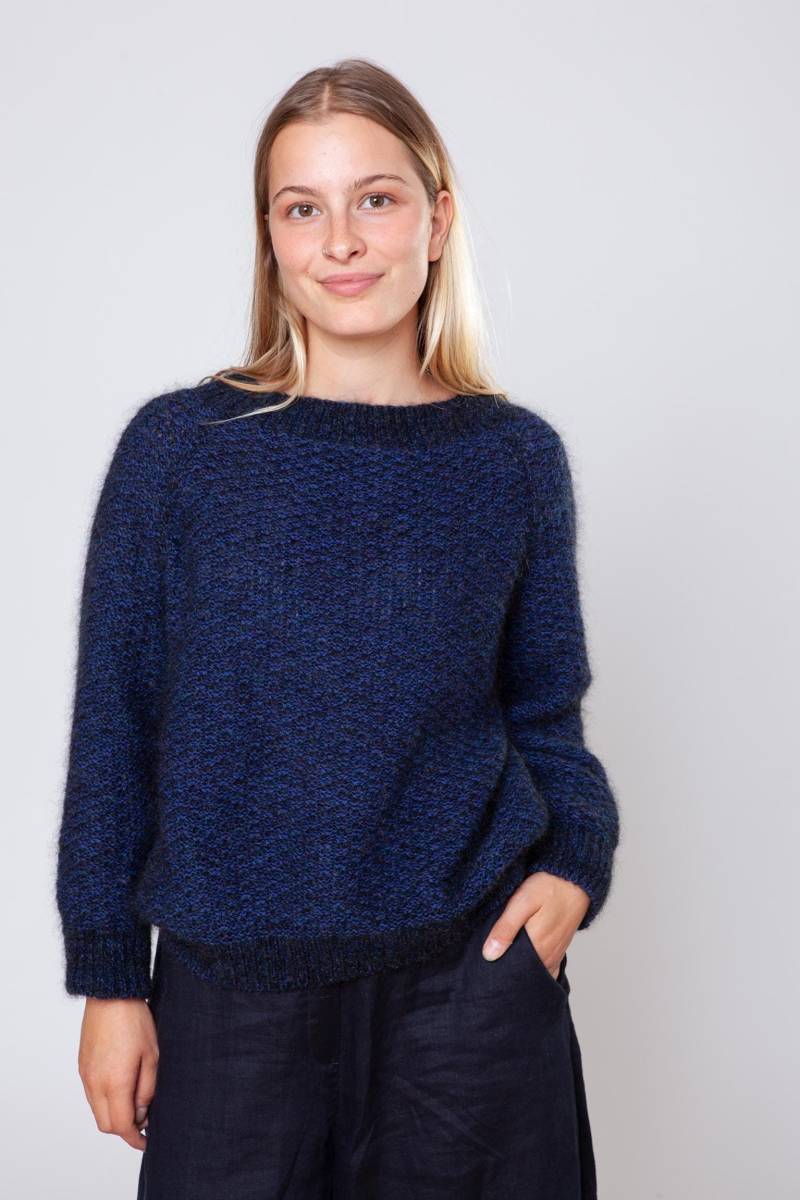 Mohair Pullover, Gestrickter Wendepullover in 3/4 Oder Langarm Schnitt von NINAFUEHRER