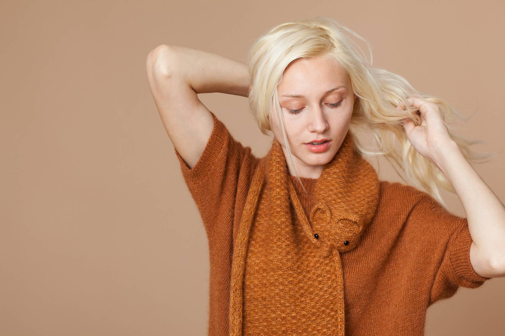 Nerzschal Mit Mohair von NINAFUEHRER