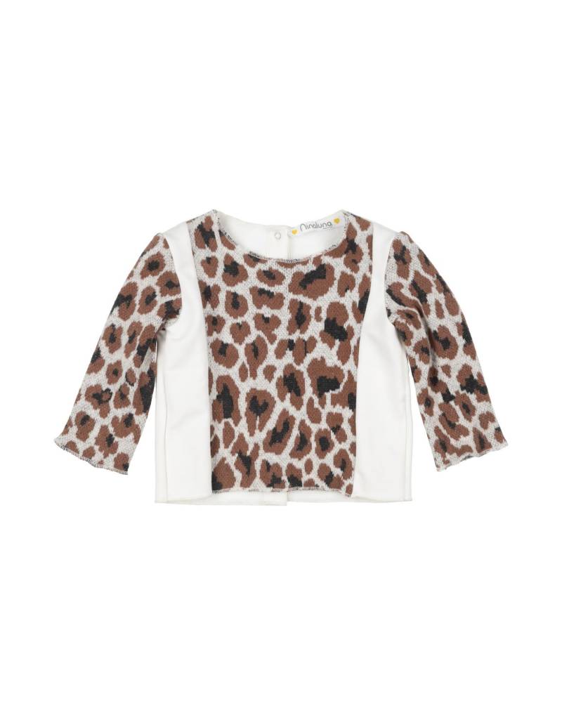 NINALUNA Pullover Kinder Weiß von NINALUNA