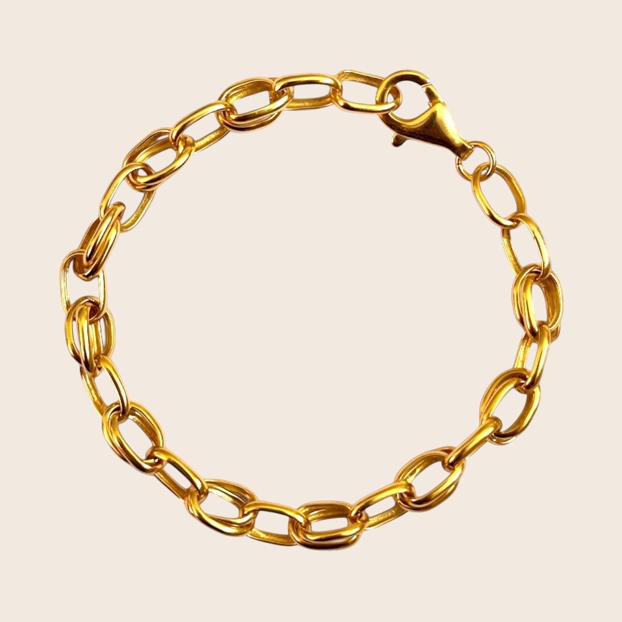 statement Chain - Armkette Aus 925 Silber 18K Vergoldet von NINASIAjewelry