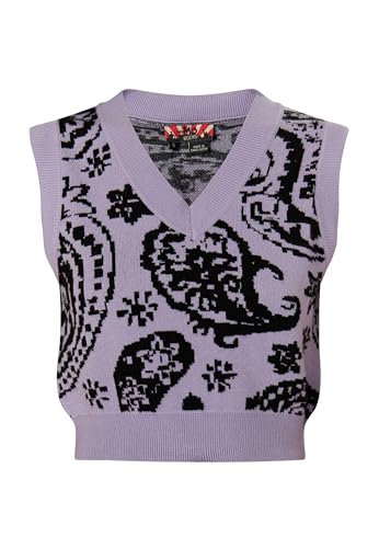 NINDIE Damen Strick Pullunder 23728593-NI01, VIOLETT, L NINDIE Damen Strick Pullunder 23728593-NI01, VIOLETT, L von NINDIE