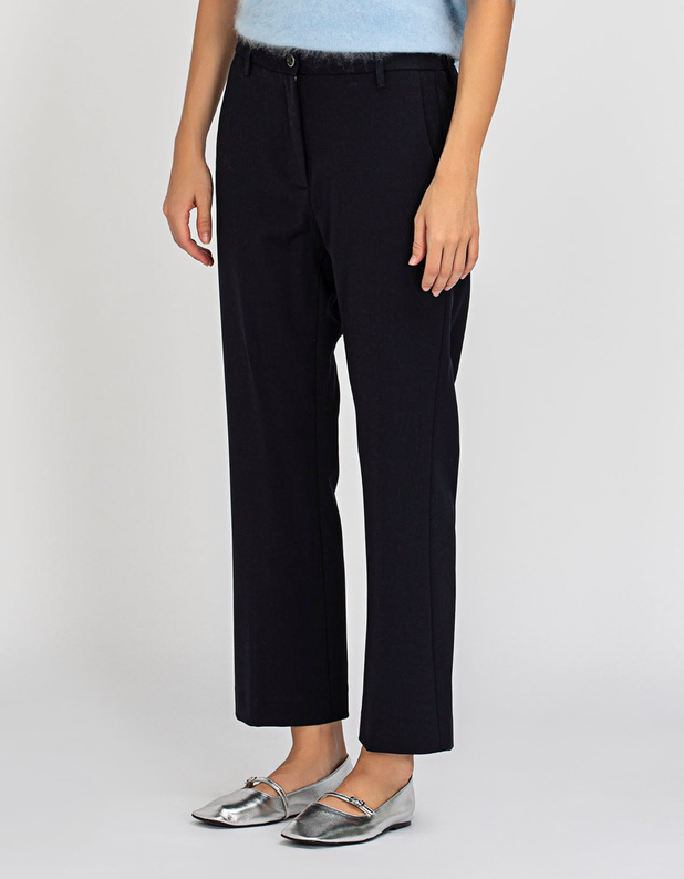 Magda Bootcut Crop Navy von NINE IN THE MORNING