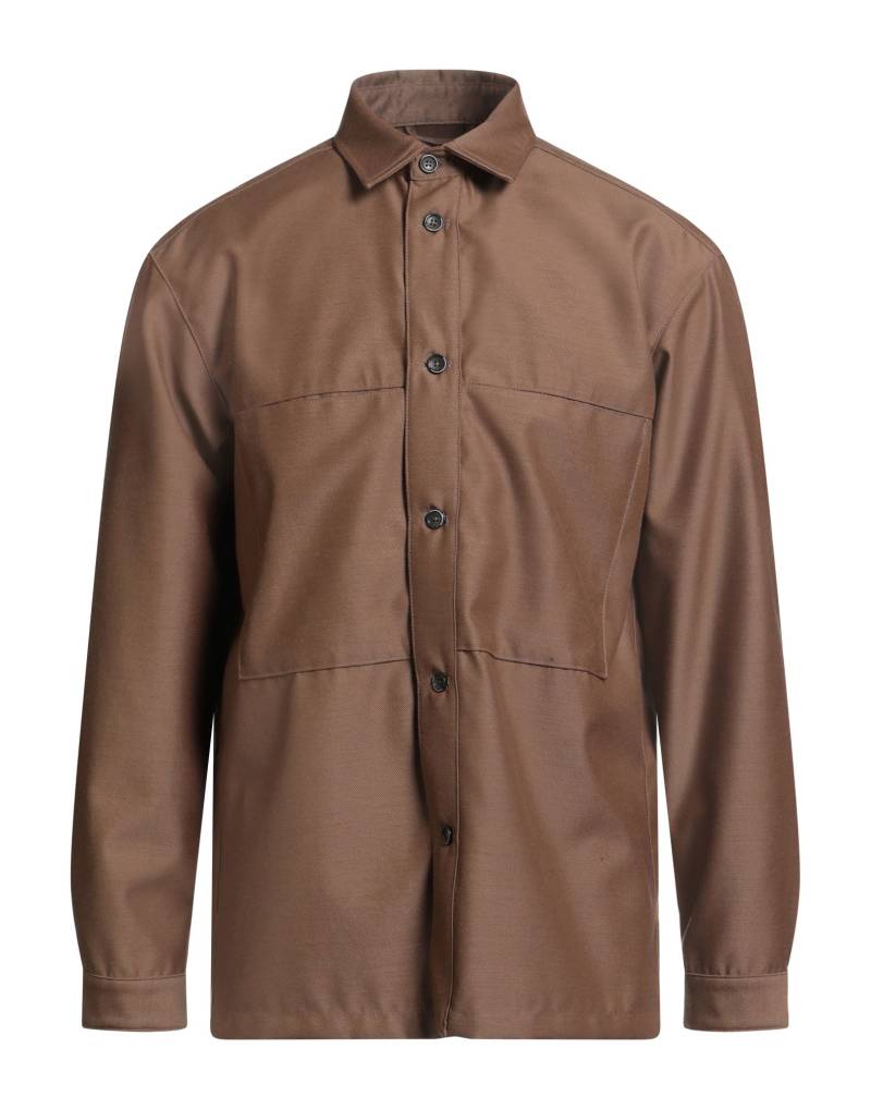 NINE IN THE MORNING Hemd Herren Hellbraun von NINE IN THE MORNING