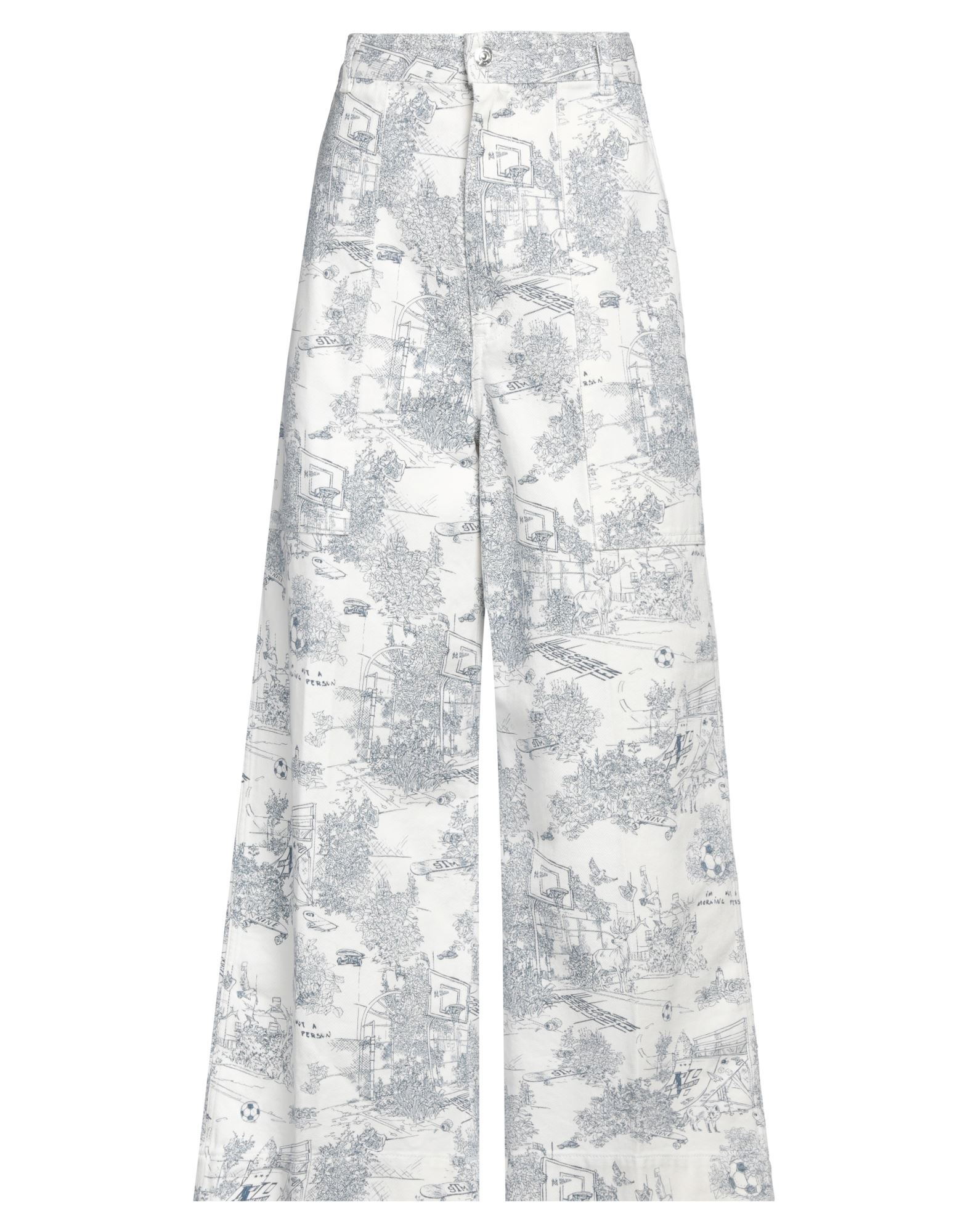 NINE IN THE MORNING Hose Damen Weiß von NINE IN THE MORNING