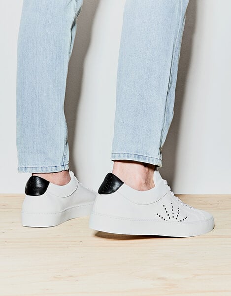 NINE TO FIVE Laced Sneaker #boi/ vegan - minimalistischer Herren Allround-Sneaker aus leichter Microfaser von NINE TO FIVE