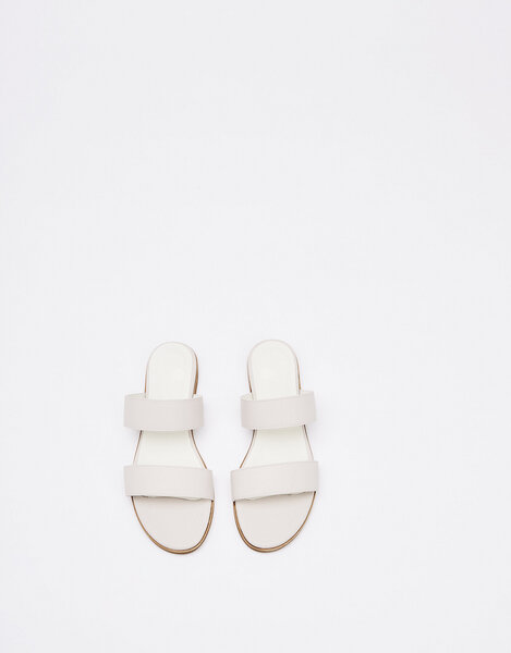 NINE TO FIVE Strappy Slide #adria vegan von NINE TO FIVE