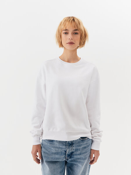 NINE TO FIVE #dove - Damen Sweatshirt aus Bio-Baumwolle von NINE TO FIVE