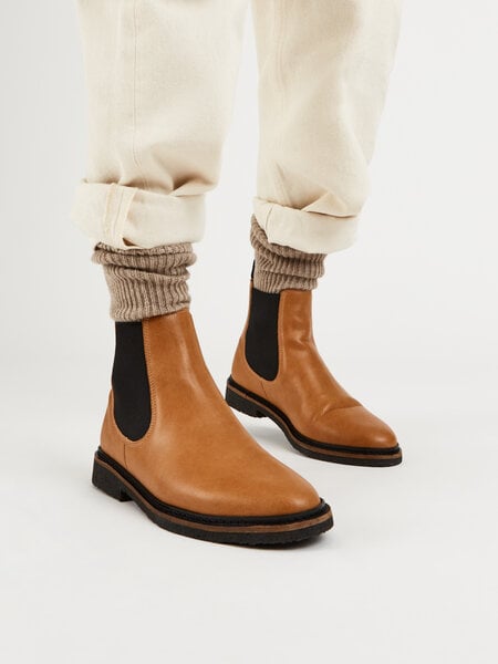 NINE TO FIVE #luka - veganer Chelsea Boot mit recycelter Kreppsohle von NINE TO FIVE