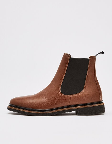 NINE TO FIVE #luka - veganer Chelsea Boot mit recycelter Kreppsohle von NINE TO FIVE