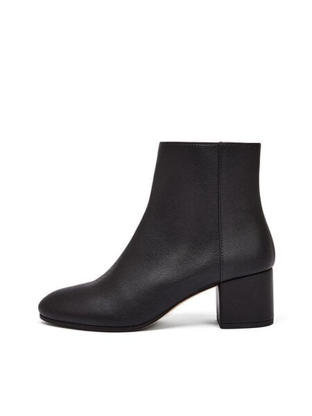 NINE TO FIVE #strand - Ankle Boot mit Blockabsatz aus Bioleder von NINE TO FIVE