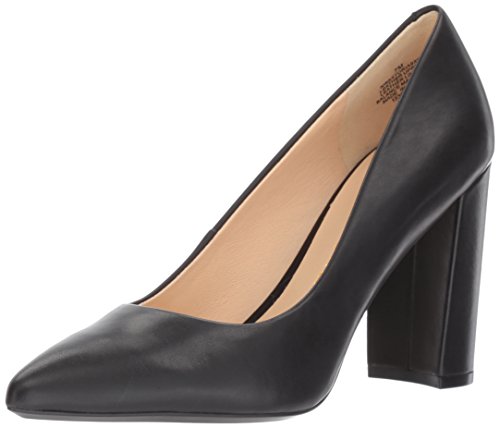 NINE WEST Damen Astoria 9x9 Pumps, Schwarz Leder, 37 EU von NINE WEST