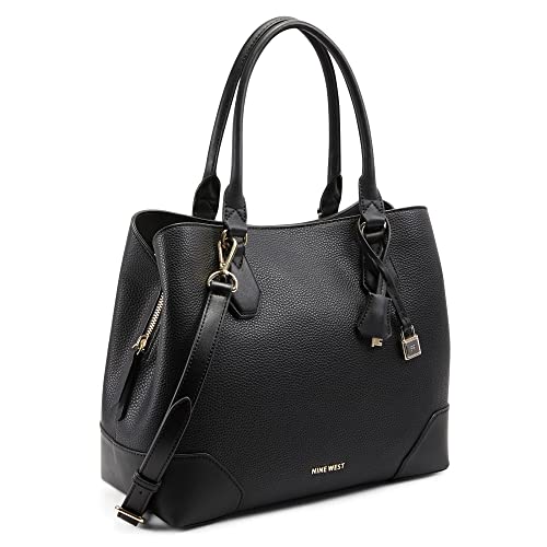 Nine West Damen Brooklyn Jet Set Carryall, Schwarz von NINE WEST