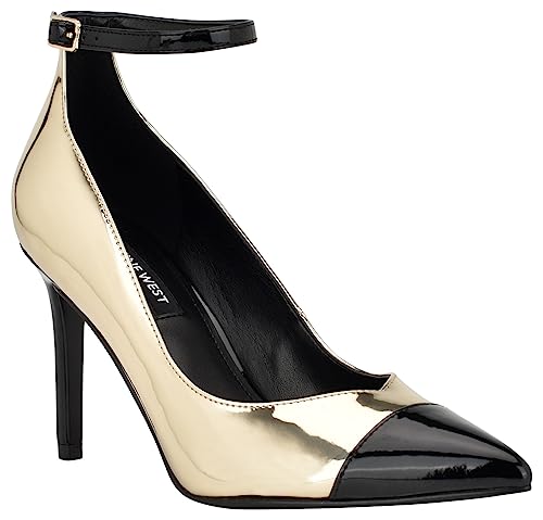 NINE WEST Damen Erenn Pumps, Gold 710, 37 EU von NINE WEST