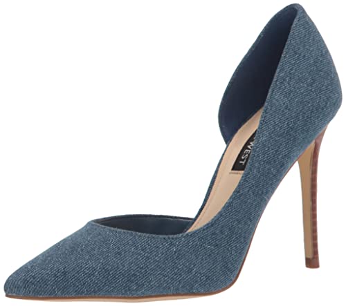 NINE WEST Damen Folowe Pumps, Denim Blue 423, 42.5 EU von NINE WEST