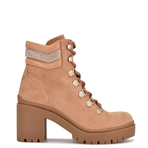 NINE WEST Damen Stiefel Wildleder Hellbraun 42 von NINE WEST