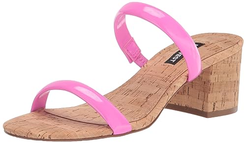 NINE WEST Damen Tae Sandale mit Absatz, Magenta 650, 38 EU von NINE WEST