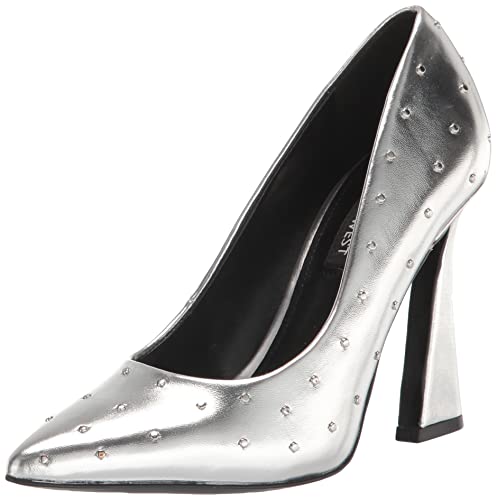 NINE WEST Damen Tenry Pumps, Silber, 40 EU von NINE WEST