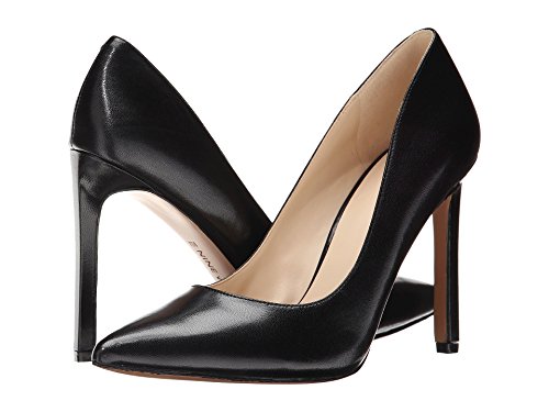 NINE WEST FOOTWEAR Damen Tatiana Dress Pumps, Schwarz Leder, 39.5 EU von NINE WEST