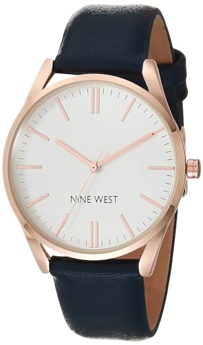 NINE WEST Women's Strap Watch Blue von NINE WEST