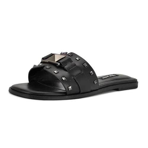 Nine West Damen Griyen Flache Sandale, Schwarz 002, 40 EU von NINE WEST
