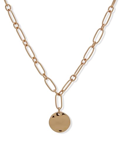 Nine West Damen-Halskette, 43,2 cm, gewellt, strukturiert, goldfarben Nine West Damen-Halskette, 43,2 cm, gewellt, strukturiert, goldfarben von NINE WEST