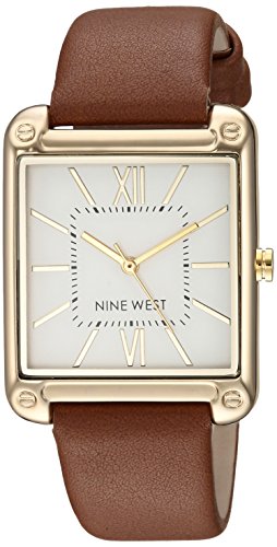 Nine West Women's Strap Watch Brown/Gold von Nine West