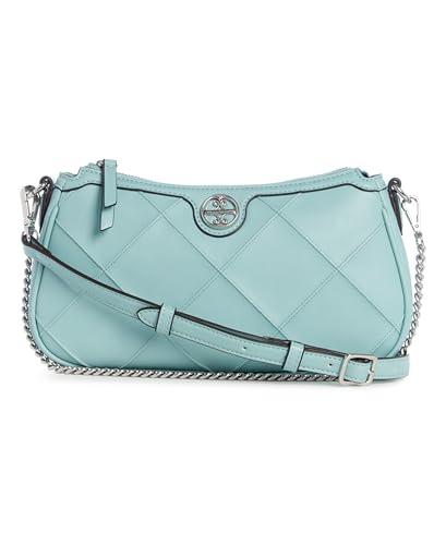 Nine West Graysen Crossbody TOP Zip, Pale Aqua, Hellblau, Large von NINE WEST