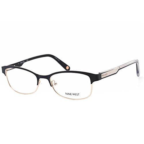 Nine West NW1094 415 Damenbrille, rechteckiger Rahmen, Marineblau, Marineblau, 51/17/135 von NINE WEST