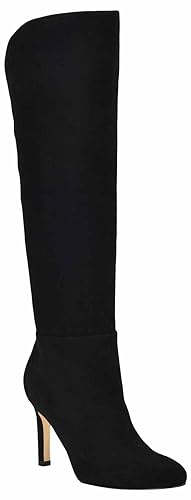 Nine West Sancha Damen Kniehohe Stiefel, Schwarz 002, 43 EU von NINE WEST