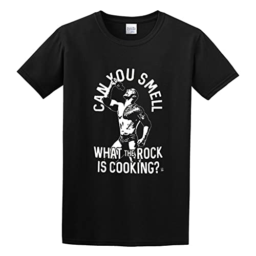Can You Smell What The Rock is Cooking Funny Gift Unisex 100% Cotton Short-Sleeve T-Shirts Black L von NINEAIR