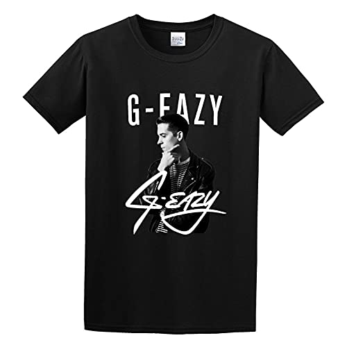 G Eazy Hip Hop Unisex 100% Cotton Short-Sleeve T-Shirts Black M von NINEAIR