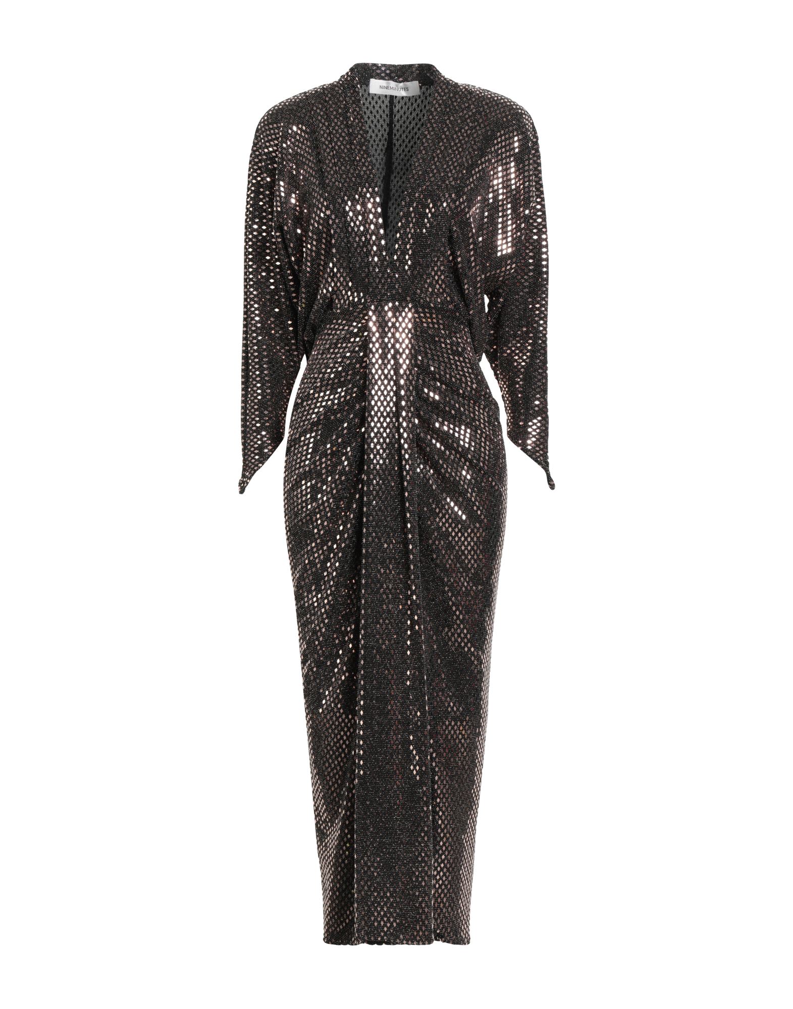 NINEMINUTES Midi-kleid Damen Schwarz von NINEMINUTES