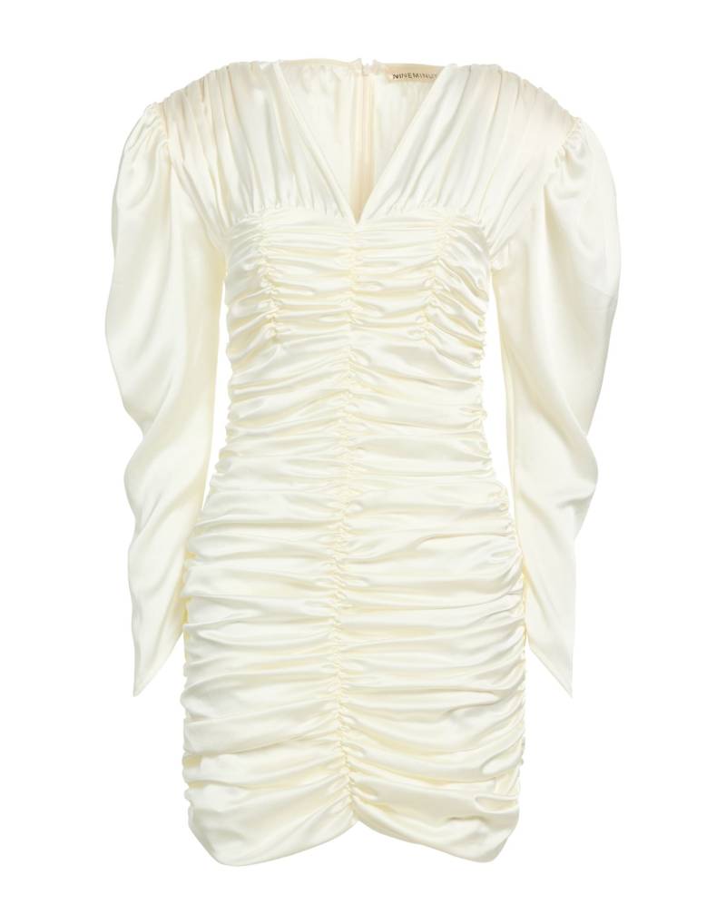 NINEMINUTES Mini-kleid Damen Cremeweiß von NINEMINUTES