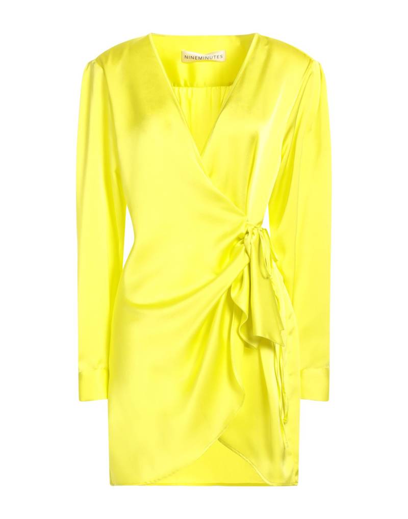 NINEMINUTES Mini-kleid Damen Gelb von NINEMINUTES