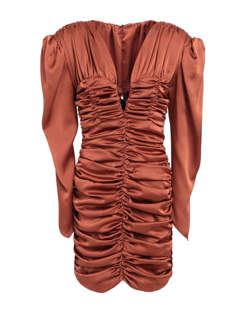 NINEMINUTES Mini-kleid Damen Rostrot von NINEMINUTES