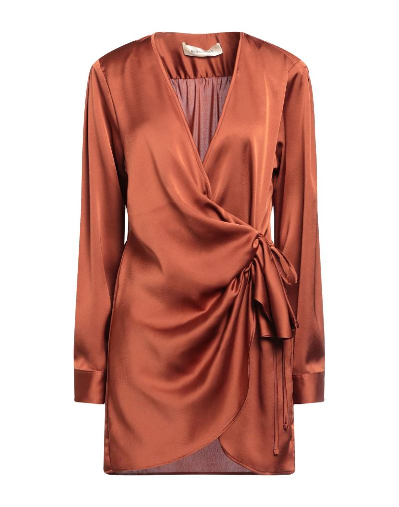 NINEMINUTES Mini-kleid Damen Rostrot von NINEMINUTES