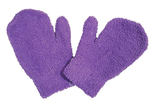 NINETT Baby Fäustlinge Fäustel Kuschel Handschuhe in Lila, Gr. 2-4 Jahre von NINETT