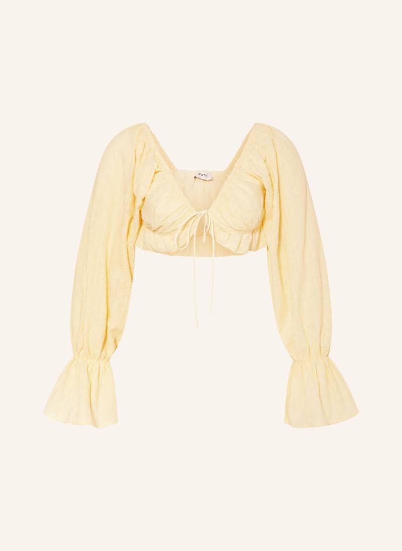Ninety-9 Cropped-Bluse Sunseeker gelb von NINETY-9