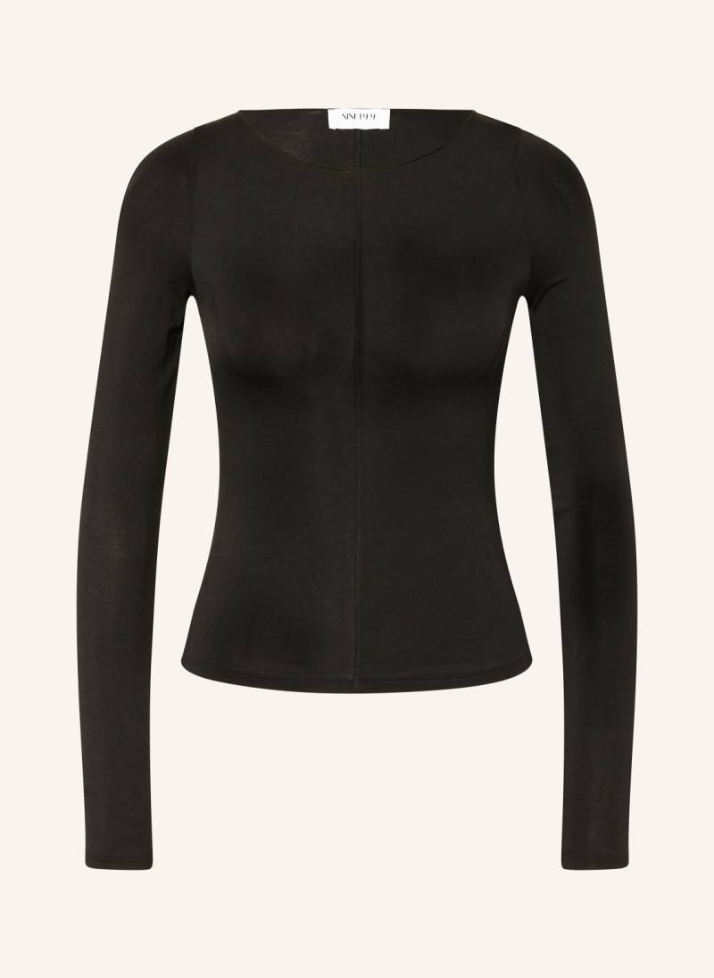 Ninety-9 Longsleeve Smooth schwarz von NINETY-9
